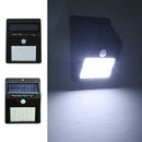 20 LED Solar Power PIR Motion Sensor Wall Light Outdoor Waterproof Energy Saving Yard Path Home Garden Security Lamp