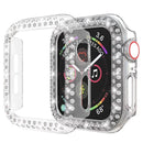 5 pack Luxury case For iWatch Tempered Glass Apple Watch Series SE/6/5/4/3/2/1 44mm 40mm 38mm