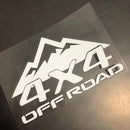 4x4 OFF ROAD Mountain Decal Sticker Emblem Racing RAM 1500 2500 Bedside   Dakota F-150 Tundra  Racing  Truck Logo Vinyl   2Pcs