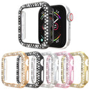 5 pack Luxury case For iWatch Tempered Glass Apple Watch Series SE/6/5/4/3/2/1 44mm 40mm 38mm