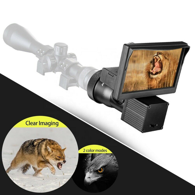 Night Vision Rifle Scope Hunting Sight Infrared 850nm LED IR Camera All-in-one