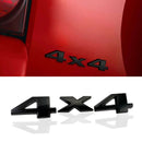 2pcs 4X4 Emblems, 3D Chrome Auto Tuning Sticker
