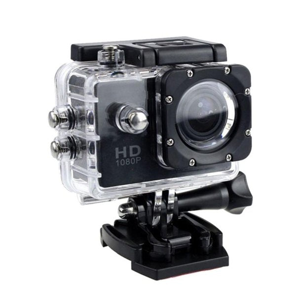 Video Camera Waterproof Action Camera 4K Sports Ultra HD action Cam 2.0'' ,LCD Screen/Helmet Support  Screen