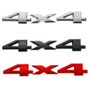 2pcs 4X4 Emblems, 3D Chrome Auto Tuning Sticker