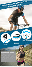 2021 New Outdoor Sport Cycling Eyewear Mountain Bike Bicycle Glasses Durable  UV400  Unisex Men