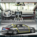 G30 Dual Lens Dashcam Car DVR Camera Black Box Full HD 1080P 2.7in LCD Night Vision G-Sensor Dash Cam Not Miss Loop Recording Black