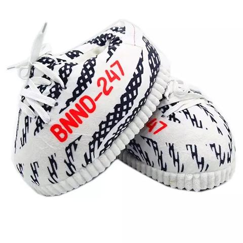 Sneaker Slippers Men and Women Comfy and Cozy Perfect for Lounging Pure Polyester One Size Fits All Trendy Design
