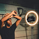 10" Dimmable Fill Light LED Ring w/Tripod Stand Phone Holder Remote Kit Stream