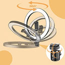 10" Dimmable Fill Light LED Ring w/Tripod Stand Phone Holder Remote Kit Stream