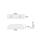 Bass Guitar Thumb Rest Finger Rest ThumbRest with 2pcs Mounting Screws for Bass Parts Accessories