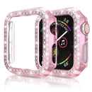 5 pack Luxury case For iWatch Tempered Glass Apple Watch Series SE/6/5/4/3/2/1 44mm 40mm 38mm