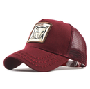 Unisex Animal Mesh Trucker Hat Snapback Square Patch Baseball Caps