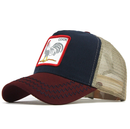 Unisex Animal Mesh Trucker Hat Snapback Square Patch Baseball Caps