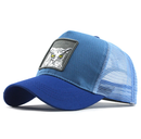 Unisex Animal Mesh Trucker Hat Snapback Square Patch Baseball Caps