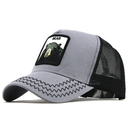 Unisex Animal Mesh Trucker Hat Snapback Square Patch Baseball Caps