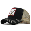 Unisex Animal Mesh Trucker Hat Snapback Square Patch Baseball Caps