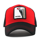 Unisex Animal Mesh Trucker Hat Snapback Square Patch Baseball Caps