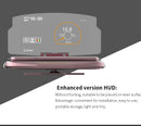 2021 New HUD OBD2 Car Heads Up Display GPS Dual Mode Speedometer Hud Over Speed Alarm Obd2 Car GPS  Hud Display