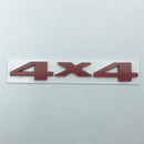 2pcs 4X4 Emblems, 3D Chrome Auto Tuning Sticker