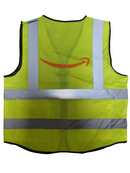 AMAZ Flex Logo Delivery Driver Reflective Vest with 2 Pockets