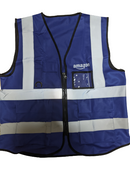 AMAZ Flex Logo Delivery Driver Reflective Vest with 2 Pockets
