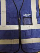 AMAZ Flex Logo Delivery Driver Reflective Vest with 2 Pockets