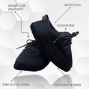 Sneaker Slippers Men and Women Comfy and Cozy Perfect for Lounging Pure Polyester One Size Fits All Trendy Design