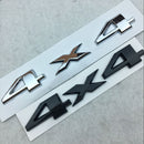 2pcs 4X4 Emblems, 3D Chrome Auto Tuning Sticker
