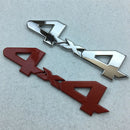 2pcs 4X4 Emblems, 3D Chrome Auto Tuning Sticker